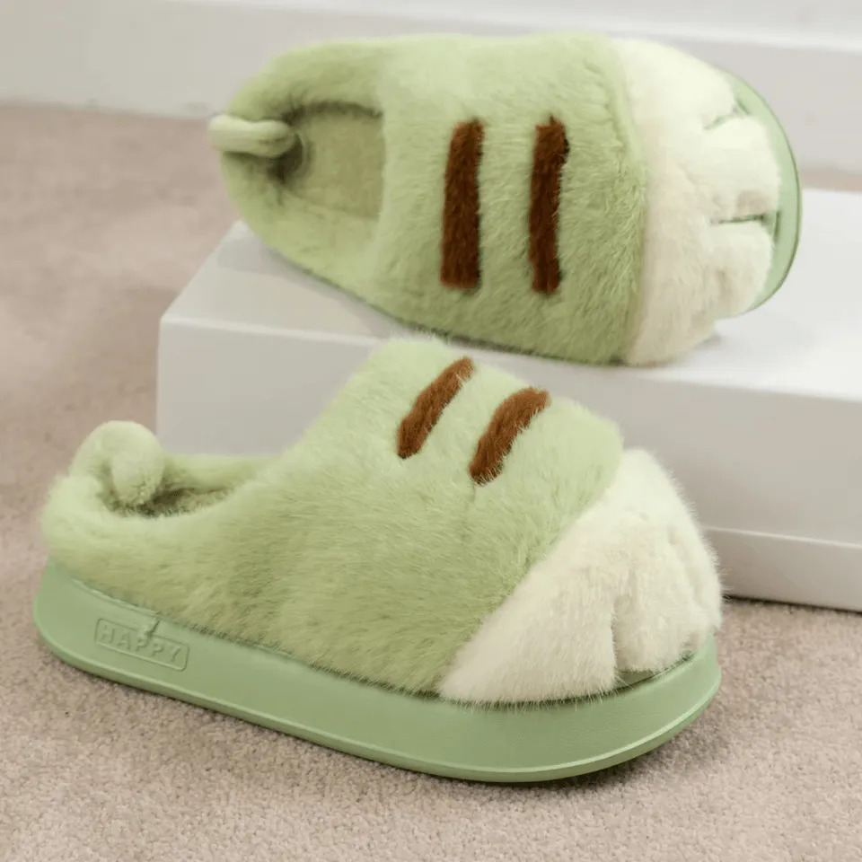 Feline Paws Cozy Slippers – Soft, Warm, and Perfect for Cat Lovers