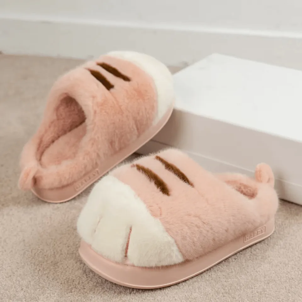 Feline Paws Cozy Slippers – Soft, Warm, and Perfect for Cat Lovers