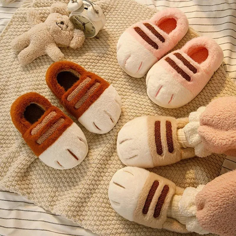 Feline Paws Cozy Slippers – Soft, Warm, and Perfect for Cat Lovers