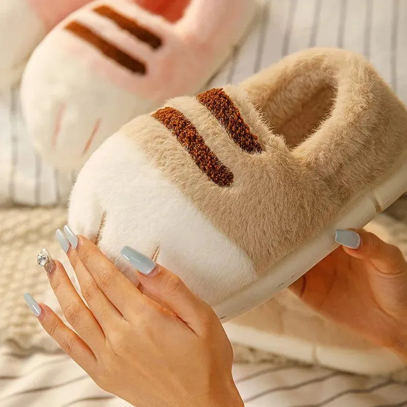 Feline Paws Cozy Slippers – Soft, Warm, and Perfect for Cat Lovers