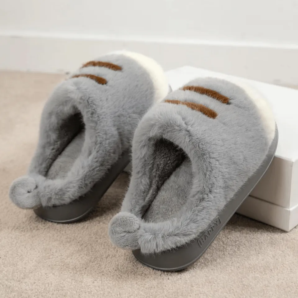 Feline Paws Cozy Slippers – Soft, Warm, and Perfect for Cat Lovers