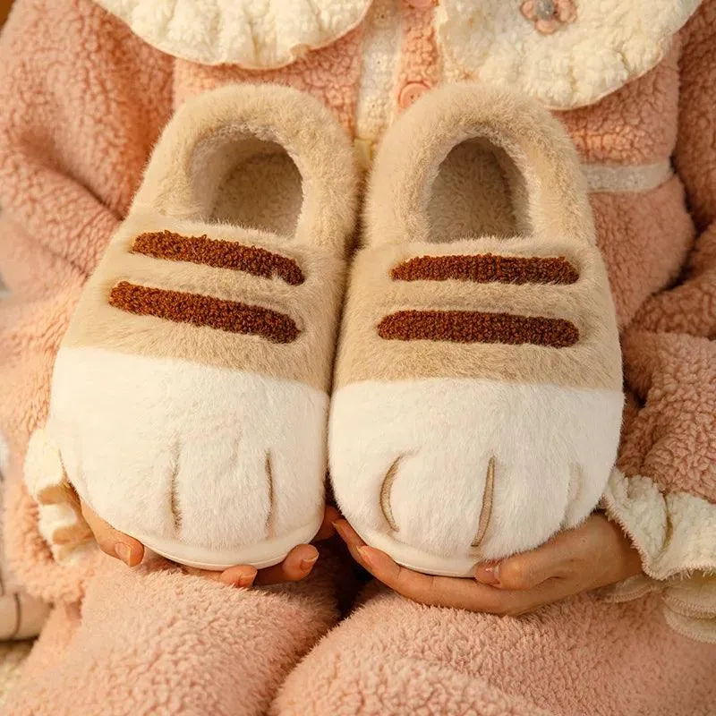 Feline Paws Cozy Slippers – Soft, Warm, and Perfect for Cat Lovers