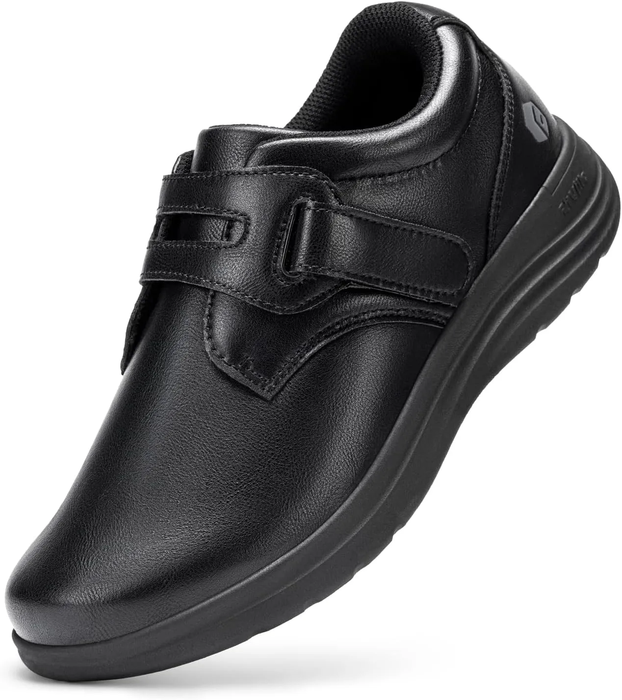 FitVille Wide Walking Shoes for Women Diabetic Dress Shoes with Arch Support Casual Orthopedic Leather Oxford Shoes All Day Comfort