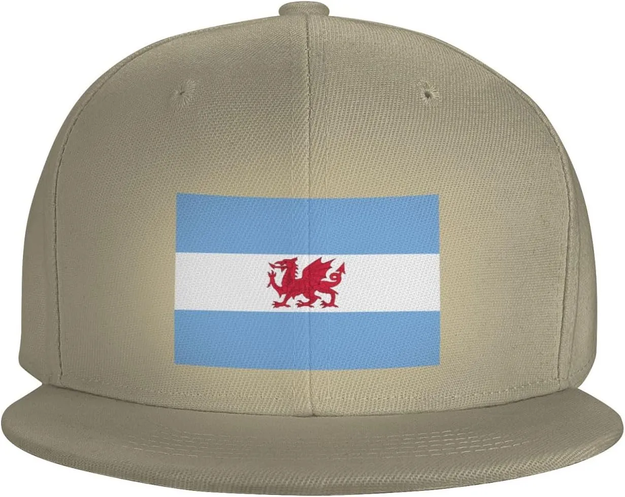 Flag of The Welsh Colony in Patagonia Baseball Cap for Men Women Snapback Hat Trucker Flat Bill Caps Sun Hat