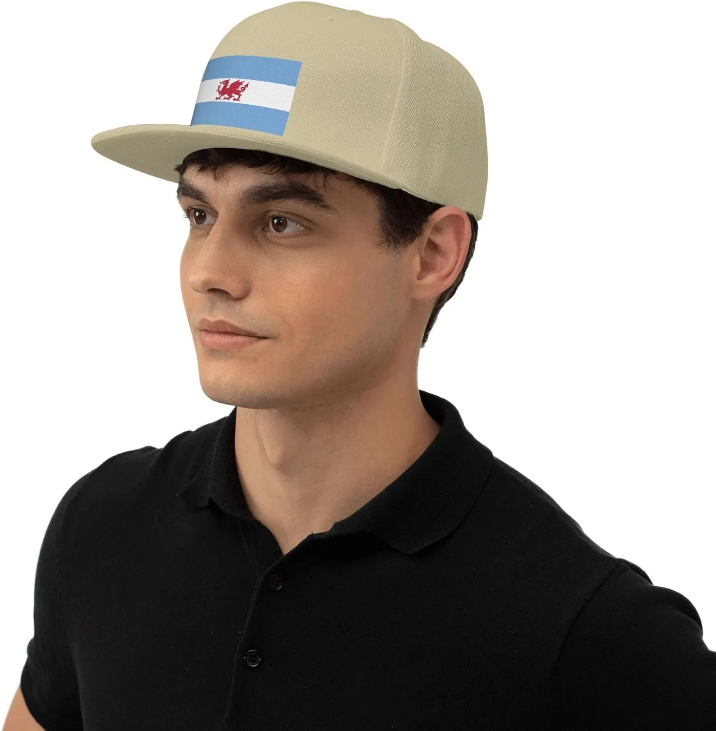 Flag of The Welsh Colony in Patagonia Baseball Cap for Men Women Snapback Hat Trucker Flat Bill Caps Sun Hat