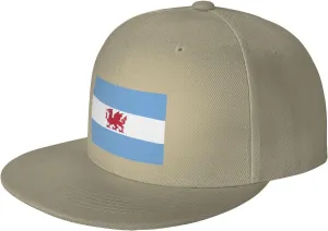 Flag of The Welsh Colony in Patagonia Baseball Cap for Men Women Snapback Hat Trucker Flat Bill Caps Sun Hat