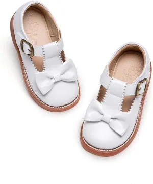 Flaryzone Toddler Little Girl Mary Jane School Uniform Oxfords Flat Dress Shoes