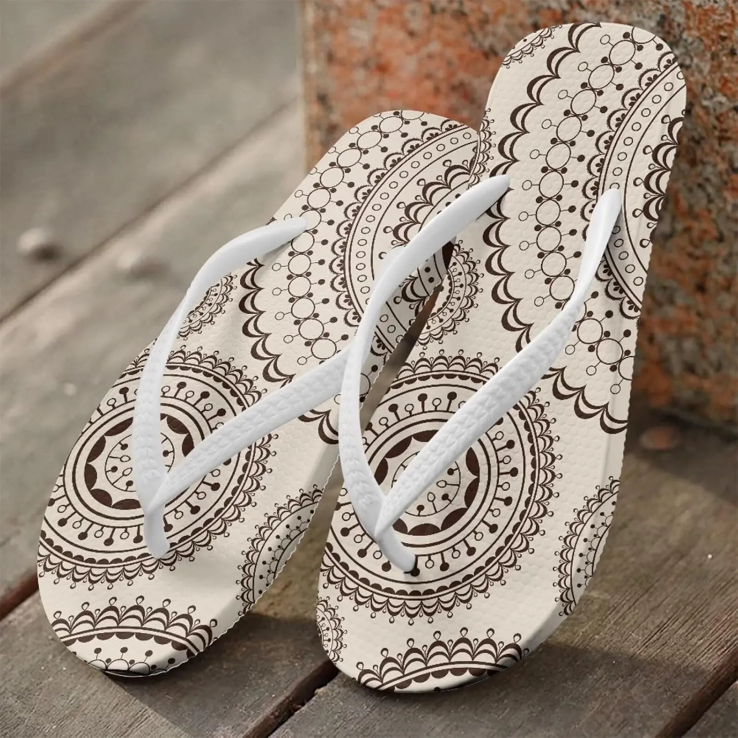 Flip Flops for Women, Comfortable Beach Sandals Open Toe Shower Slipper Non-Slip Slide Slippers Sandals Bath Shoes