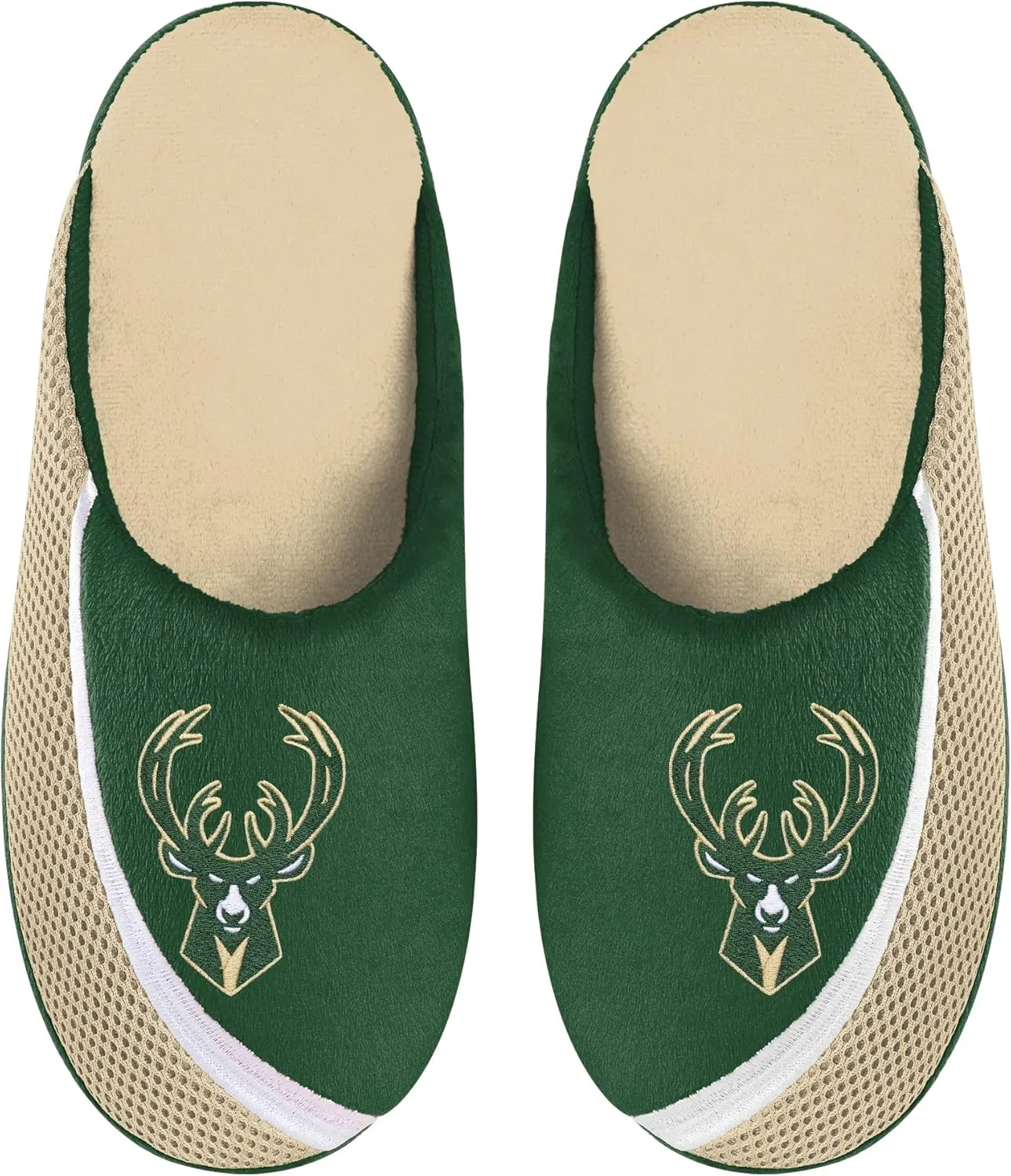 FOCO Men's NBA 2022 Big Logo Color Edge Slipper