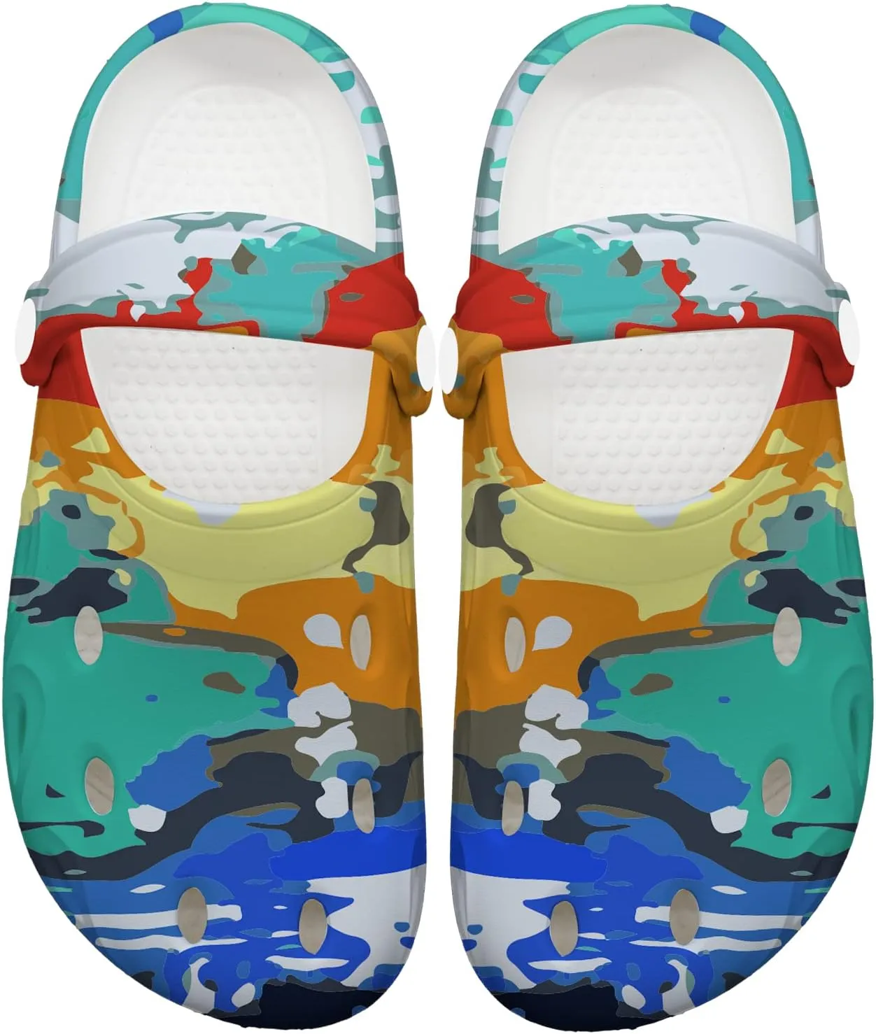 FolHaoth Personalized Photo and Text Womens Mens Clogs Custom Pet Face Name Summer Slippers Garden Shoes Cat Dog Face Custom Funny Clog Gifts for Friends, Lover, Oneself