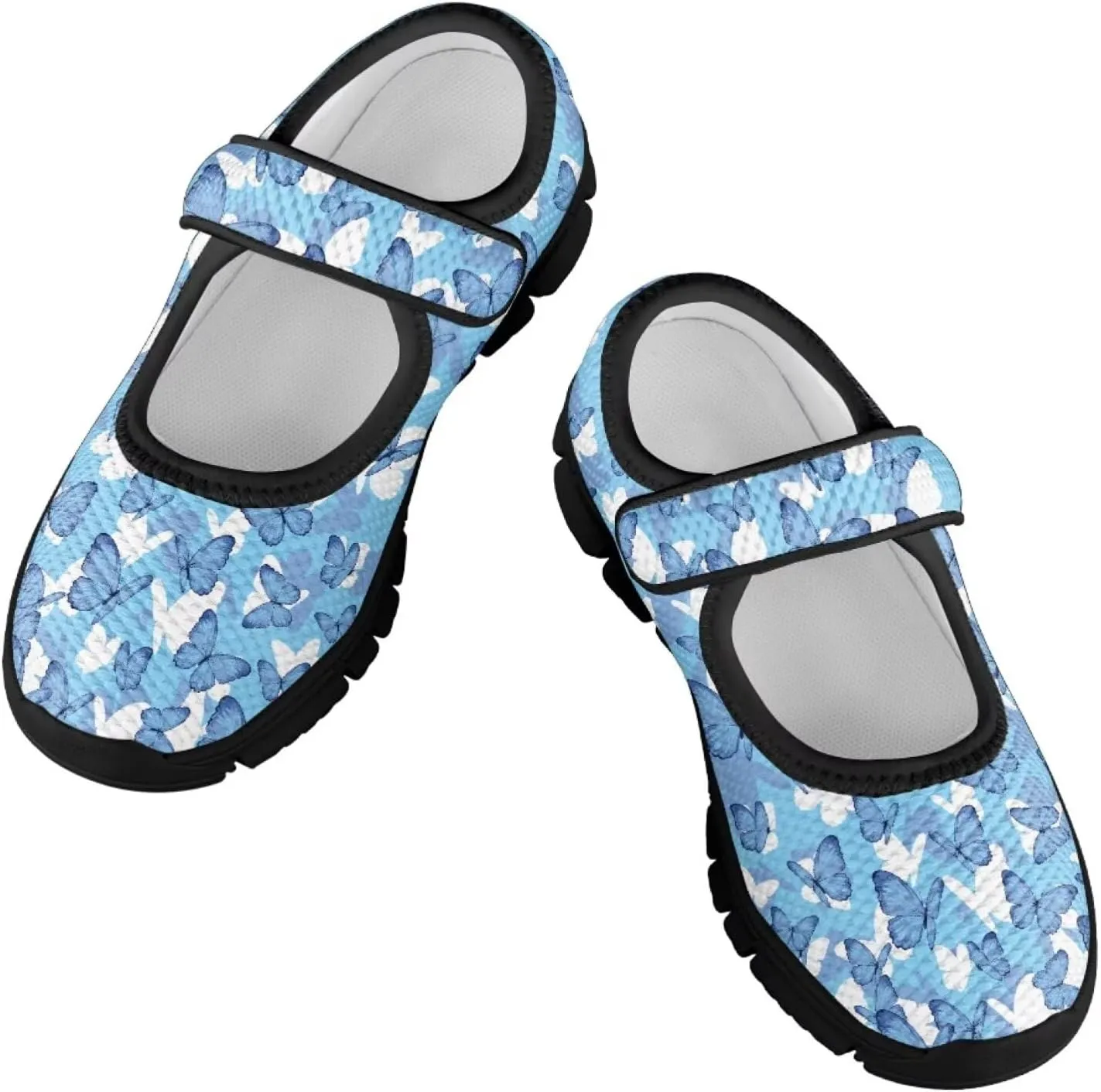 Forchrinse Funny Dachshund Print Girls Mary Jane Flats Comfort Wide Dressy Shoes for Kids/Toddler Sneakers Breathable School Shoes Size 11-2.5