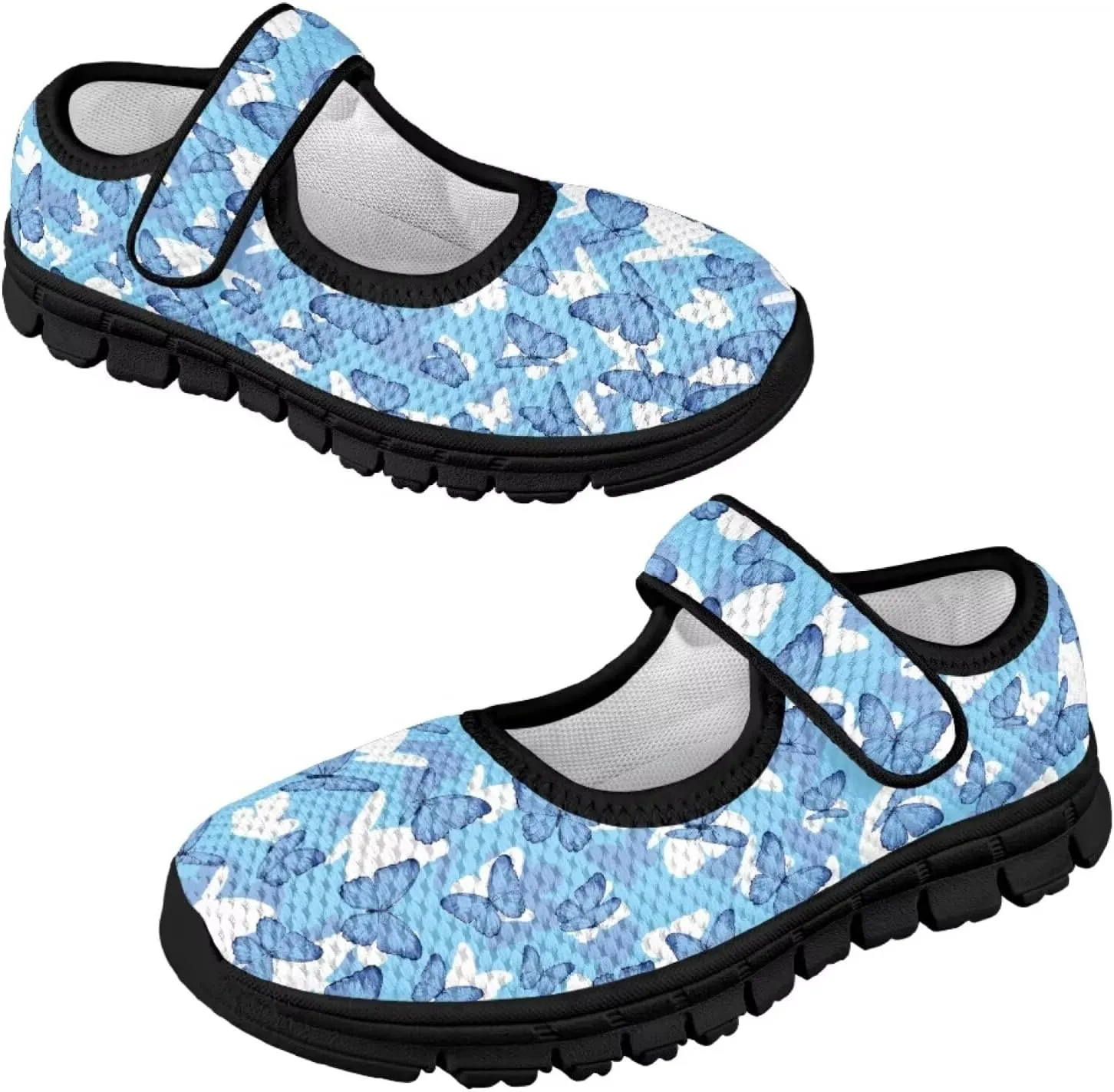 Forchrinse Funny Dachshund Print Girls Mary Jane Flats Comfort Wide Dressy Shoes for Kids/Toddler Sneakers Breathable School Shoes Size 11-2.5