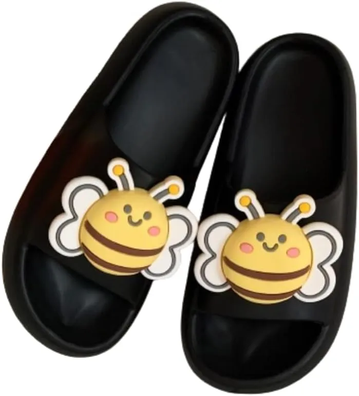 FoRes Multi Colored Cute Kawaii Bumble Bee Pillow Slipper Cloud Slides Non-Slip Summer Slipper