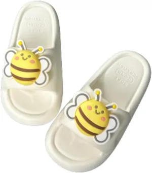 FoRes Multi Colored Cute Kawaii Bumble Bee Pillow Slipper Cloud Slides Non-Slip Summer Slipper