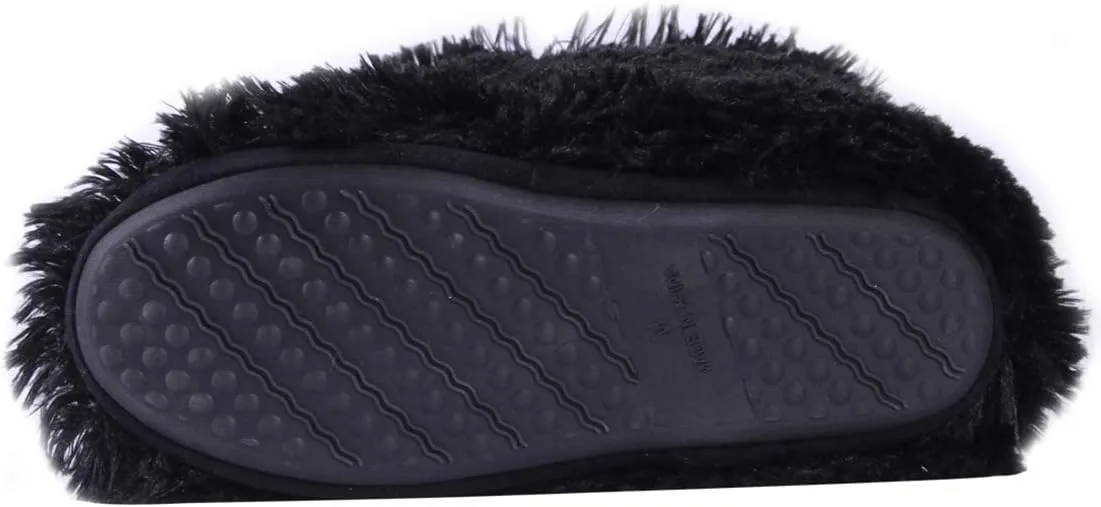 Forfoot Slippers Womens Indoor Slipper Boots for Ladies Girls with Knitted Upper and Bow