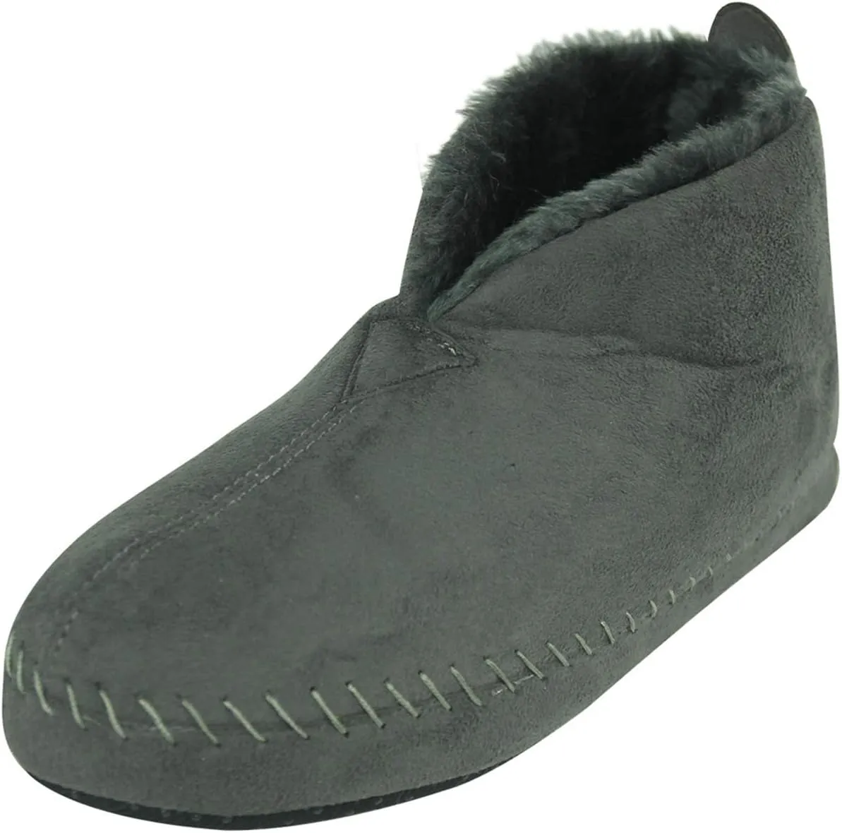 Forfoot Women's Bootie Slippers Plush Non Slip Slip on Indoor Boots House Shoes