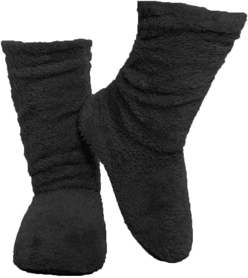 FRALOSHA Women's Slipper Sock Coral Velvet Indoor Spring-Autumn Super Soft Warm Cozy Fuzzy Lined Booties Slippers