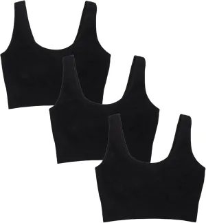 Fruit of the Loom Women's 360 Stretch Longline Sport, Comfortable Wireless Bras, Seamless Full-Coverage for a Natural Shape