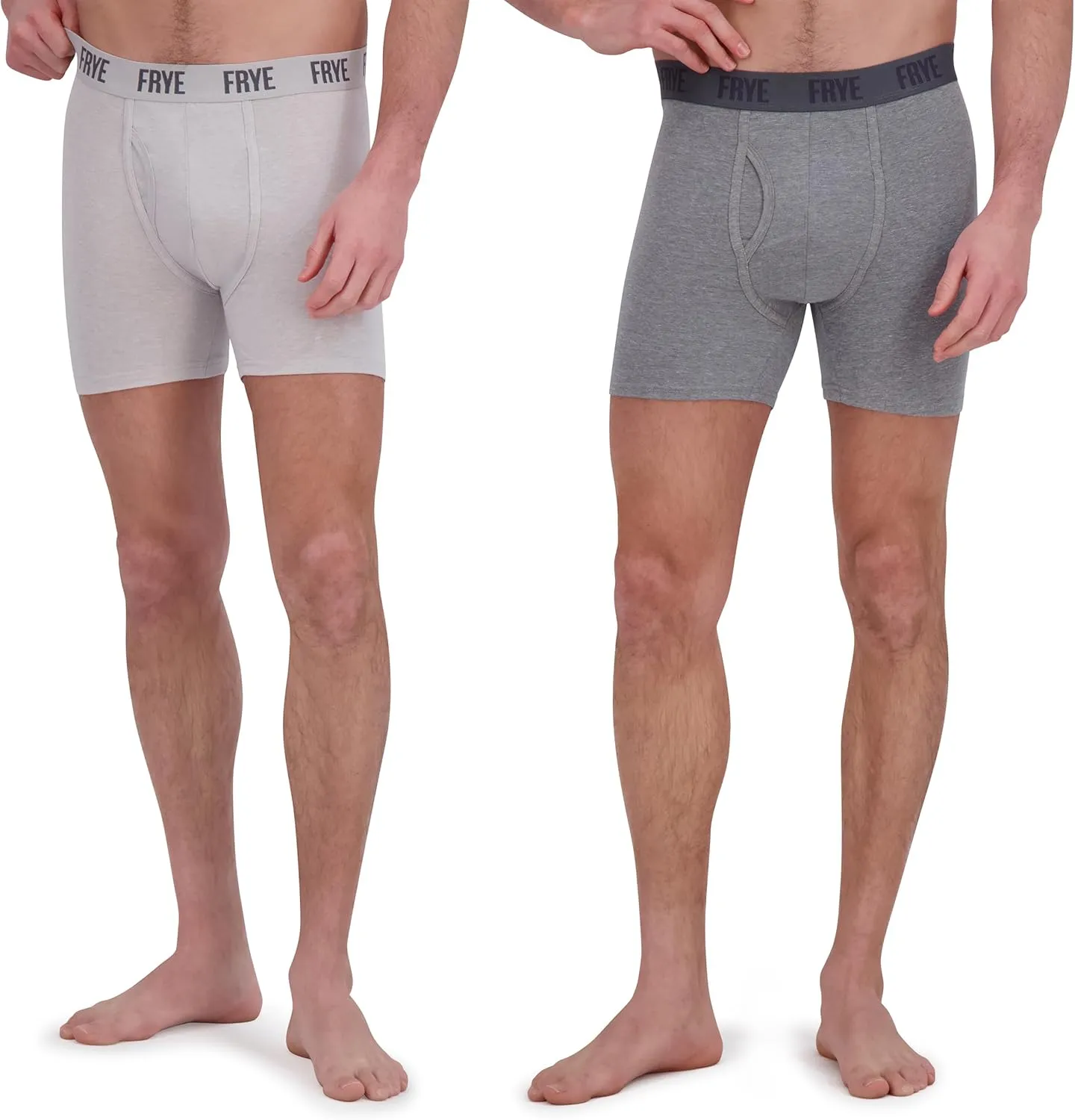 Frye Stretch Viscose Boxer Briefs for Men 4-Pack, Soft and Breathable Underwear for Men Pack of 4 Fly or No Fly
