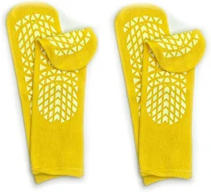 GBM Secure Step Double-Sided Tread Non Slip Safety Socks, 2 Pair