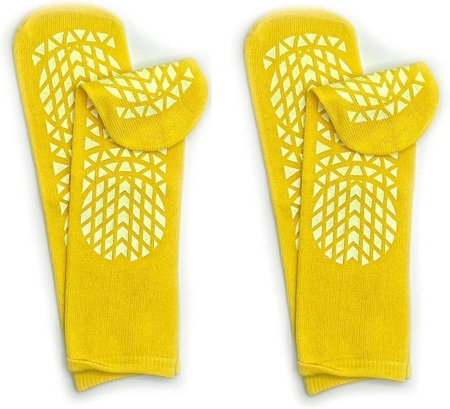 GBM Secure Step Double-Sided Tread Non Slip Safety Socks, 2 Pair