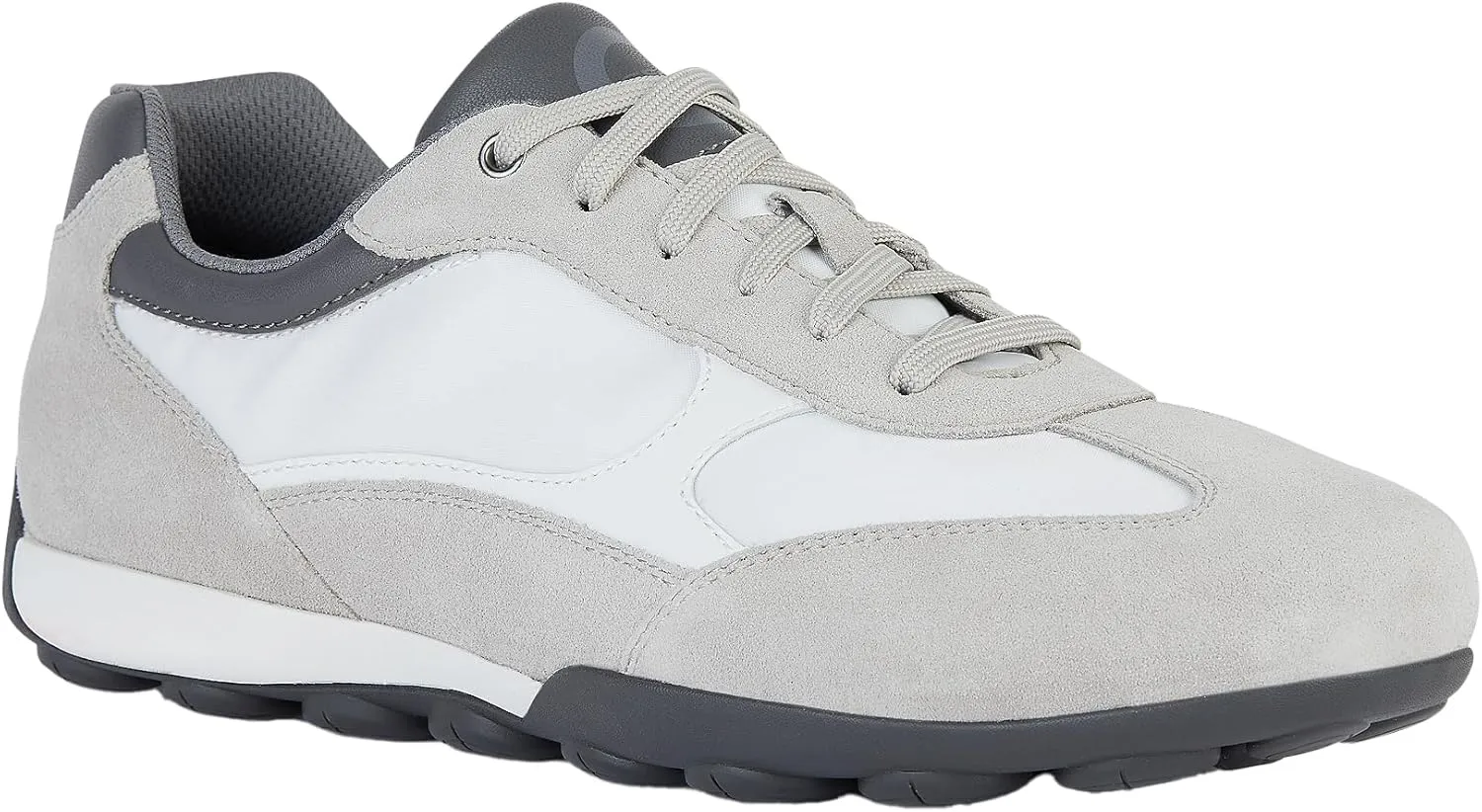 Geox Men's U Snake 2.0 C Trainers, LT Grey/White, 39 EU, Lt Grey White, 39 EU