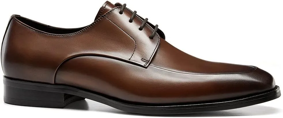 GIFENNSE Mens Oxford Shoes Leather Dress Shoes for Men