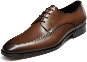 GIFENNSE Mens Oxford Shoes Leather Dress Shoes for Men