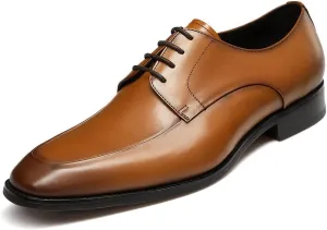 GIFENNSE Mens Oxford Shoes Leather Dress Shoes for Men