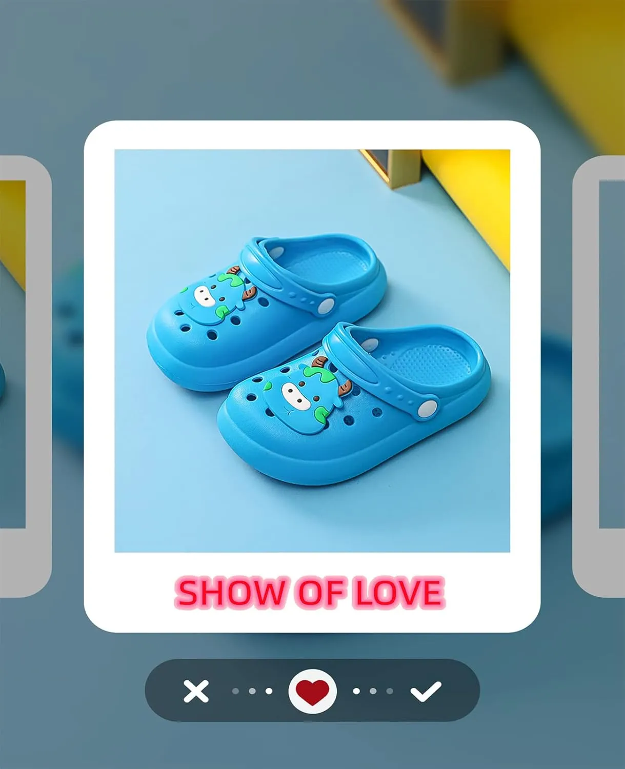 Gigididi Kids Clogs Toddler Garden Slip On Water Shoes,Beach Slipper for Boys and Girls