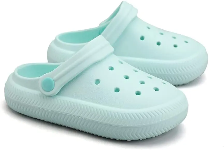 Gigididi Kids Clogs Toddler Garden Slip On Water Shoes,Beach Slipper for Boys and Girls