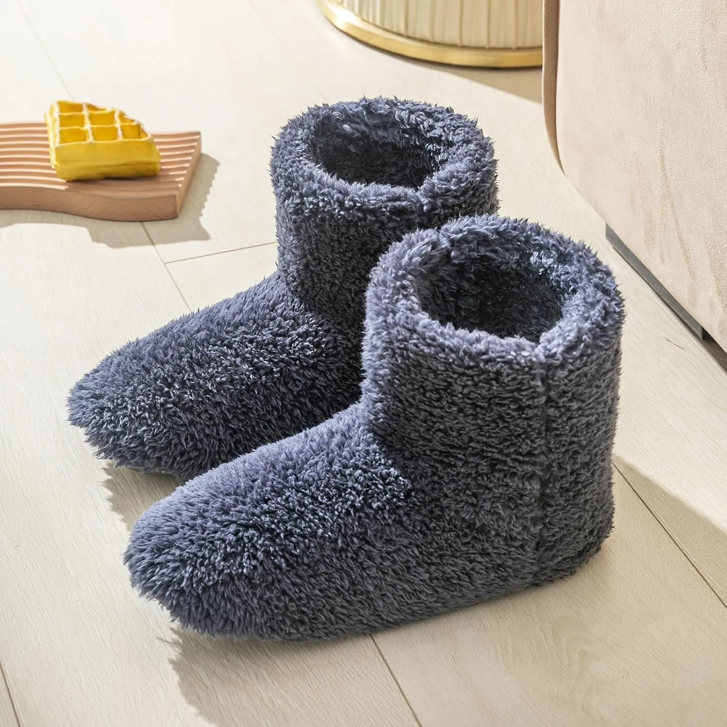 Giltpeak Boot Slippers for Women Indoor, Slipper Socks for Women, House Booties, Cozy Warm Lined Slippers for Non-Slip Indoor Slippers