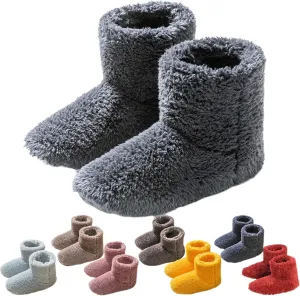 Giltpeak Boot Slippers for Women Indoor, Slipper Socks for Women, House Booties, Cozy Warm Lined Slippers for Non-Slip Indoor Slippers