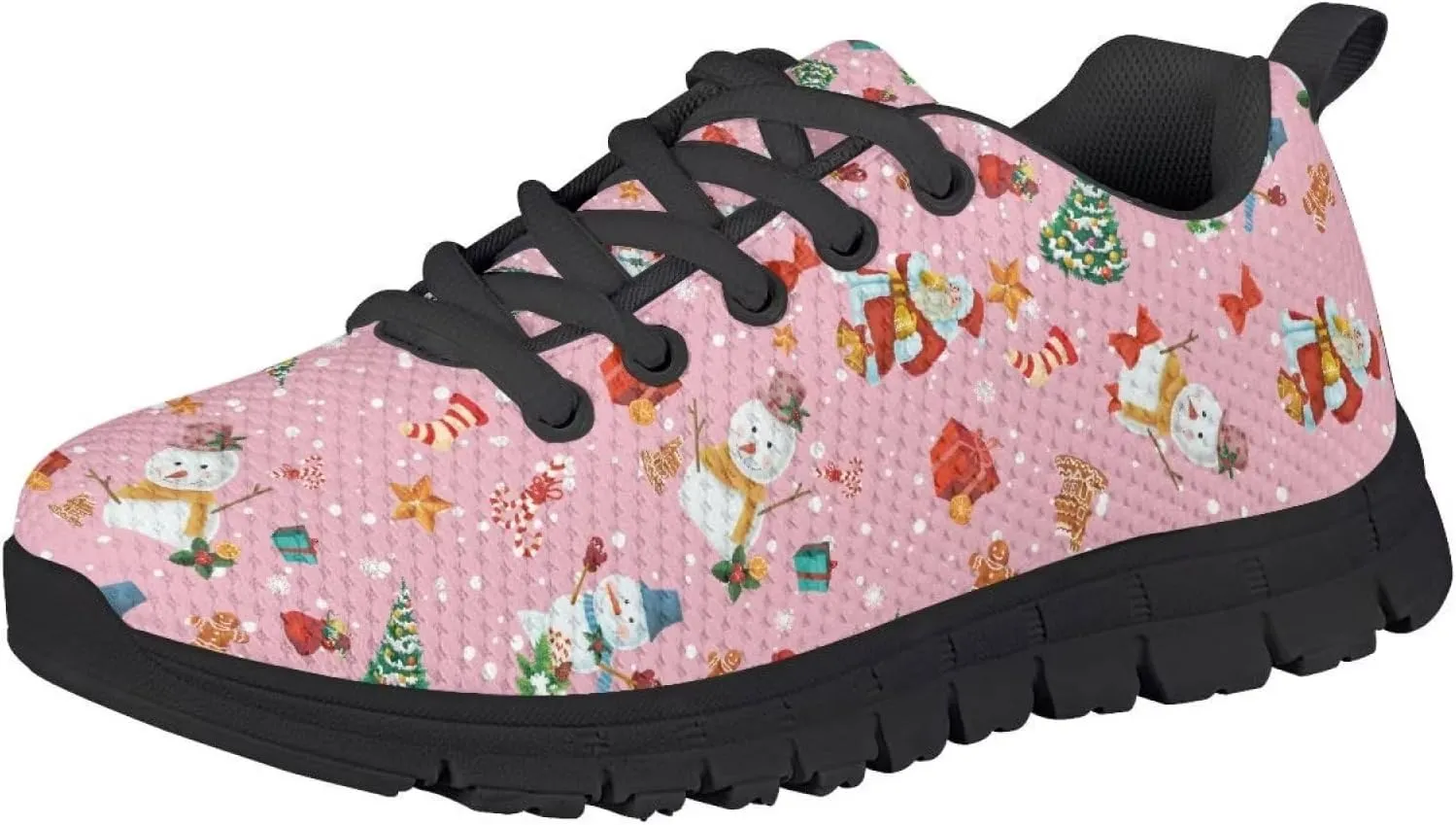 Gomyblomy Kids Running Shoes Boys Girls Tennis Shoes Lightweight Breathable Athletic Shoes Lace Up Flat Sneakers
