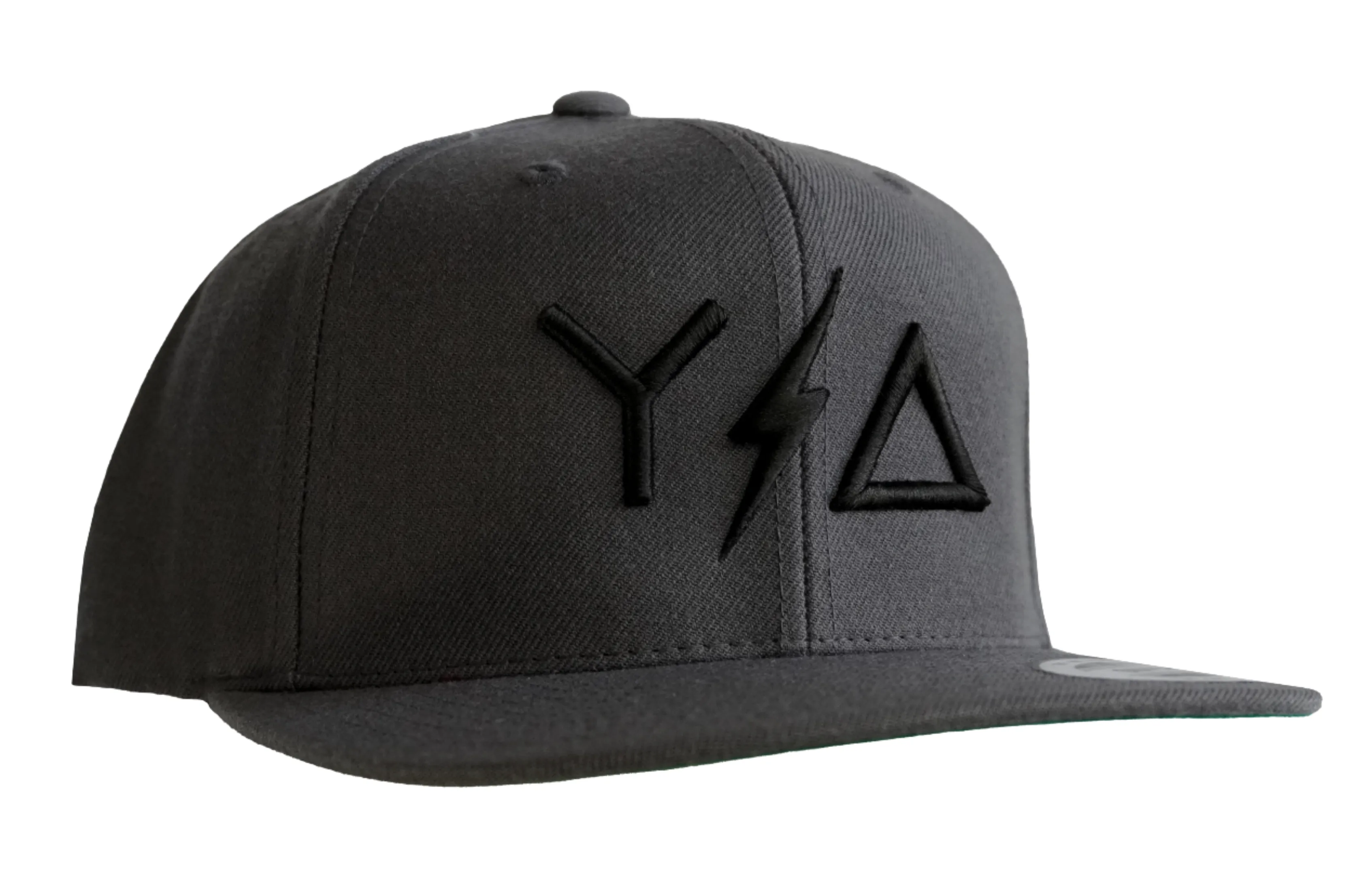 Gray Flat Brim Snapback
