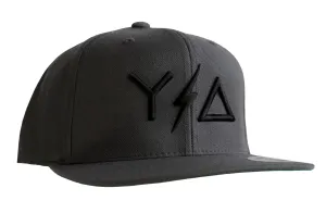 Gray Flat Brim Snapback