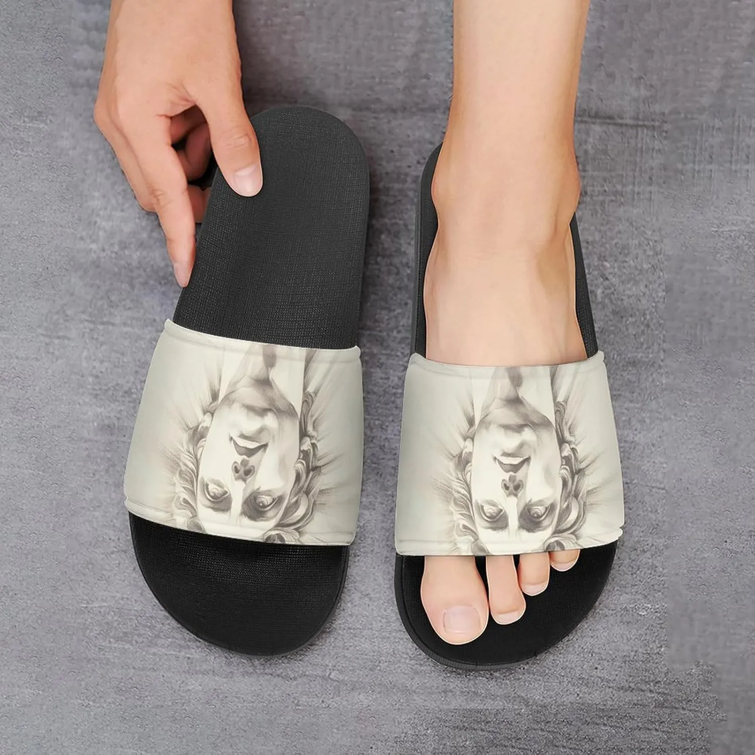 Greek God Helios Slippers Indoor Outdoor Unisex House Slipper Shower Slippers Non-Slip Open Toe Shoes