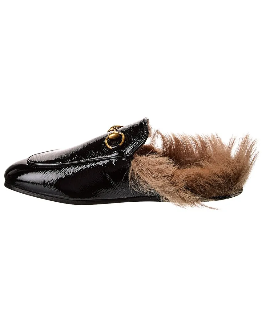 Gucci Princetown Patent Slipper