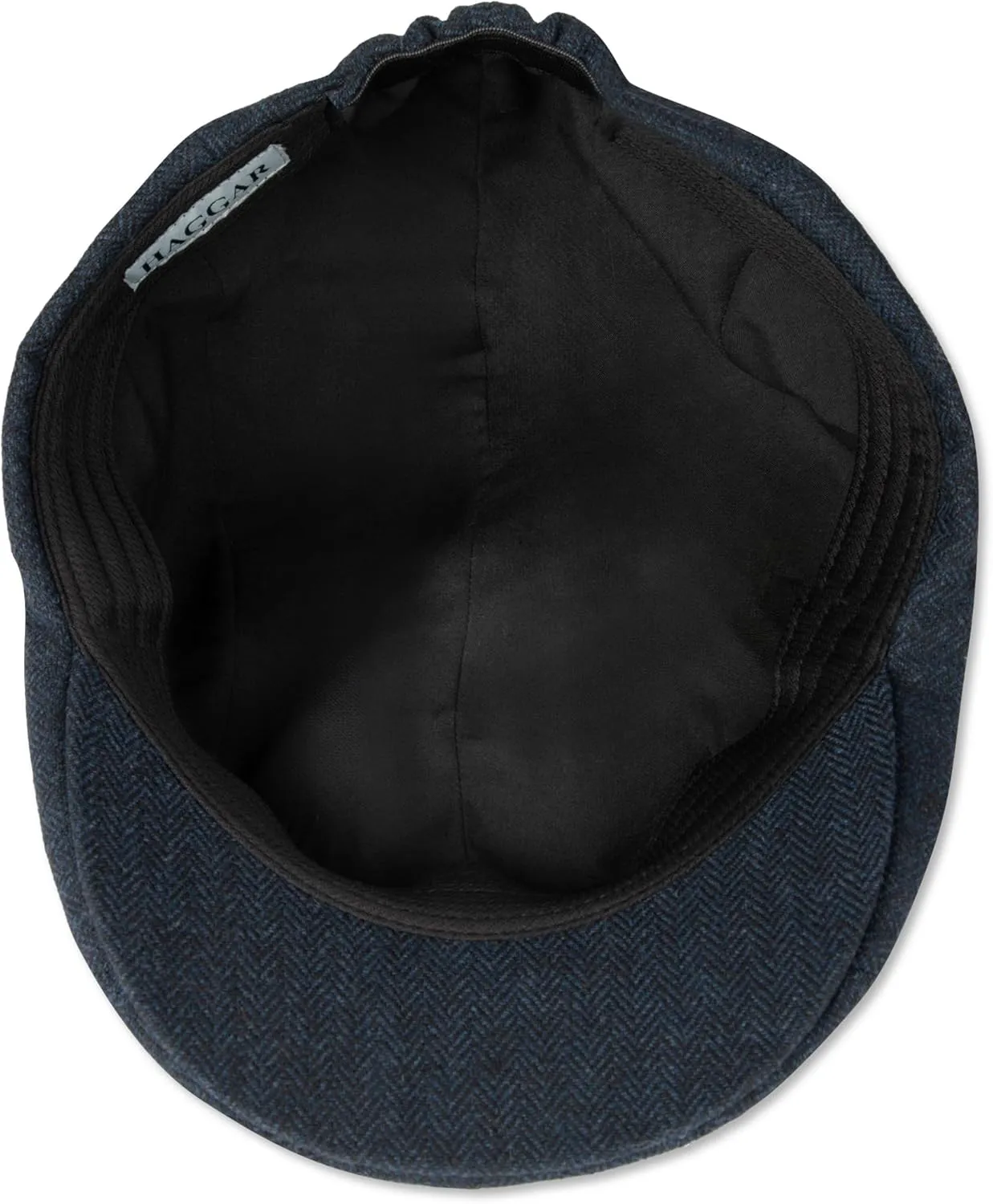 Haggar Men's Brushed Herringbone Flat Cap Ivy Hat