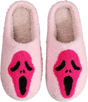Halloween Christmas Slippers Holiday Slipper House Shoes Home Slipper for Women Fuzzy Outdoor Indoor Bedroom Slippers