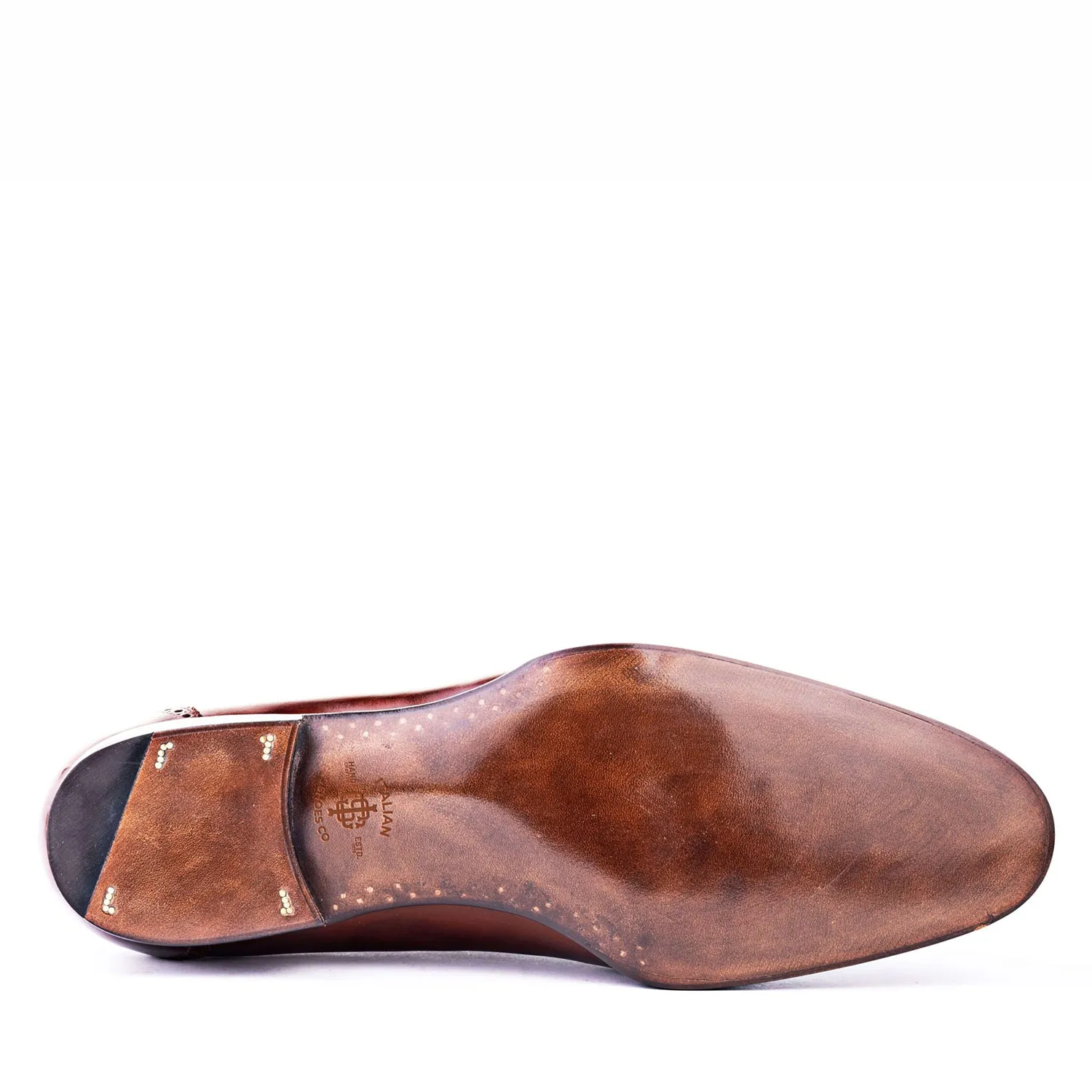 Handmade Plain Shiny Leather Formal Oxford Shoes