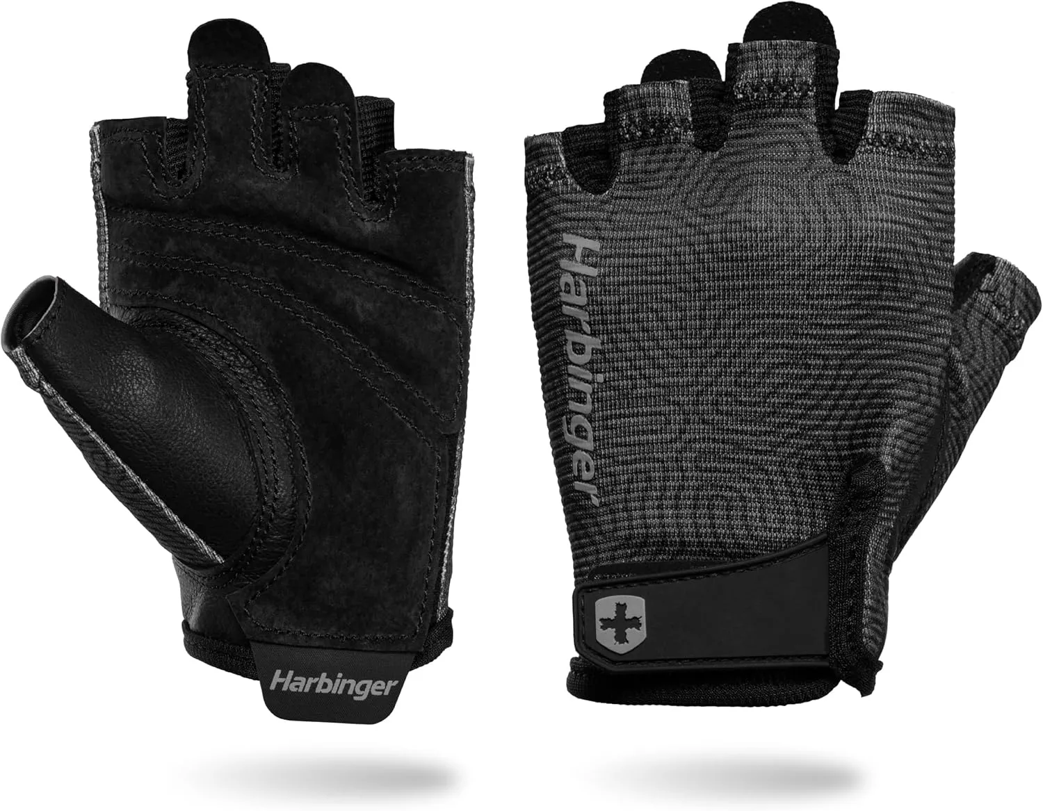 Harbinger Pro Gloves 3.0 - High Performance Training Gloves, Enhanced Grip, Breathable 4-Way Stretch, Adjustable Wrist Closure, Large, Women's