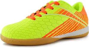 Hawkwell Kids Athletic Indoor Comfortable Soccer Shoes(Toddler/Little Kid/Big Kid)