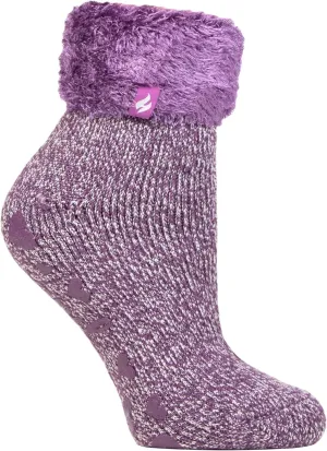 HEAT HOLDERS - Lounge Thermal Non Slip Bed Socks With Grip for Women