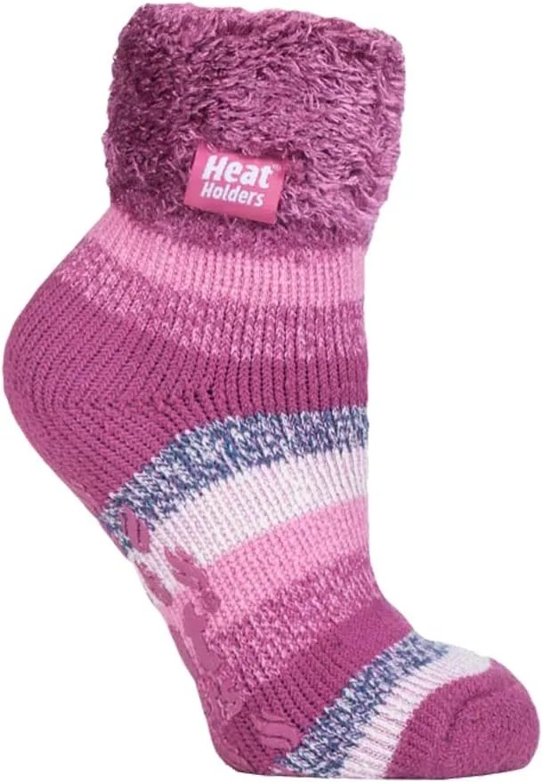 HEAT HOLDERS - Lounge Thermal Non Slip Bed Socks With Grip for Women