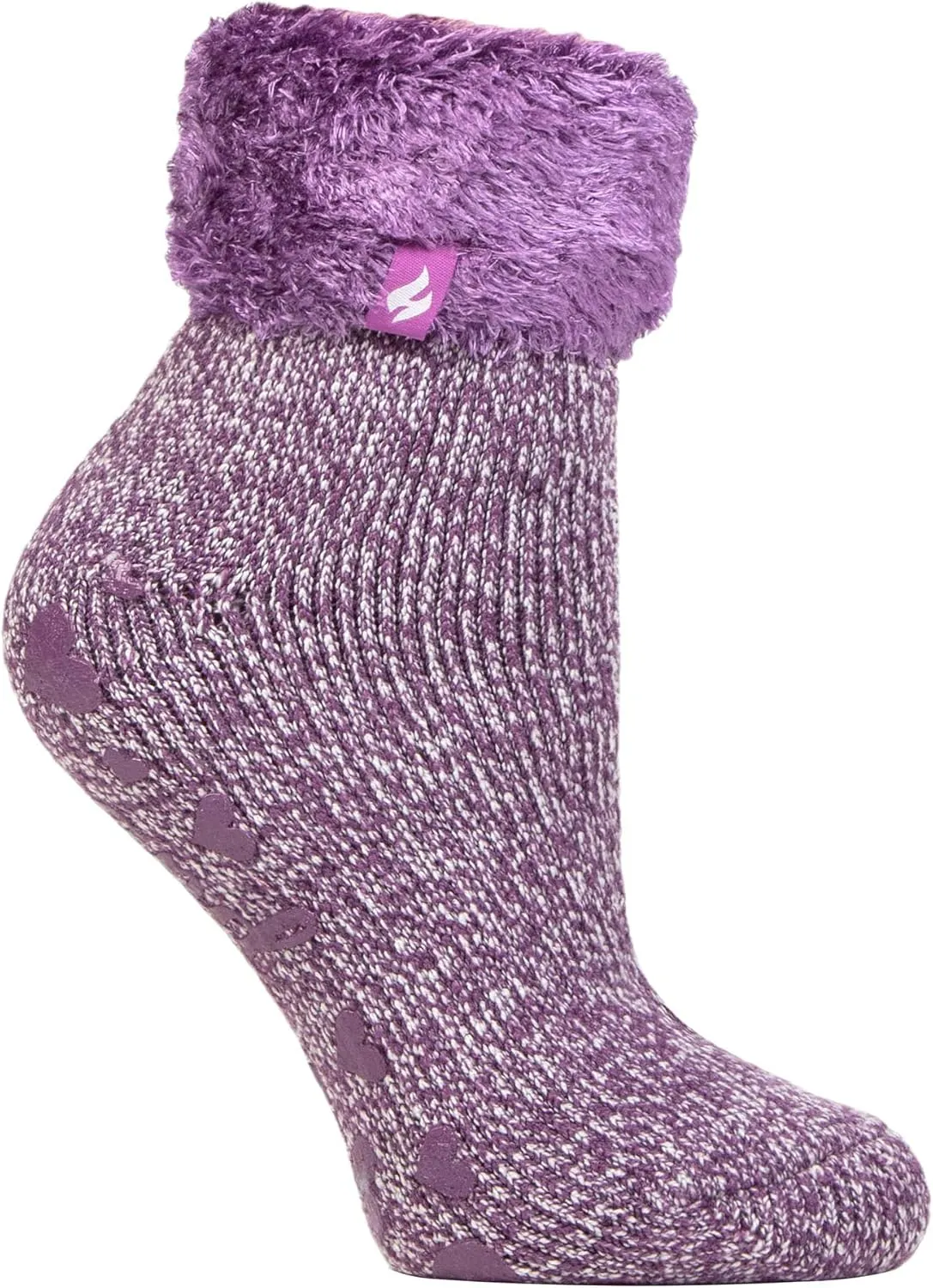 HEAT HOLDERS - Lounge Thermal Non Slip Bed Socks With Grip for Women