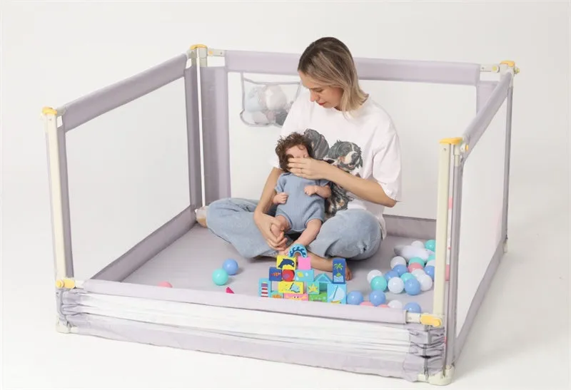 Height, Fence Protective Large Play 120X120X68cm Superior Size Door Fence Recommended Fence Toddler Fence Baby's Infant Baby Adjustable