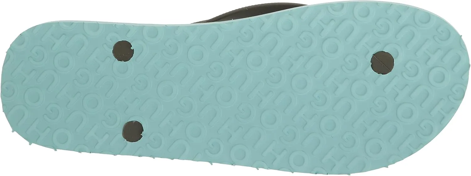 HUGO Men's Bold Logo Flip Flops