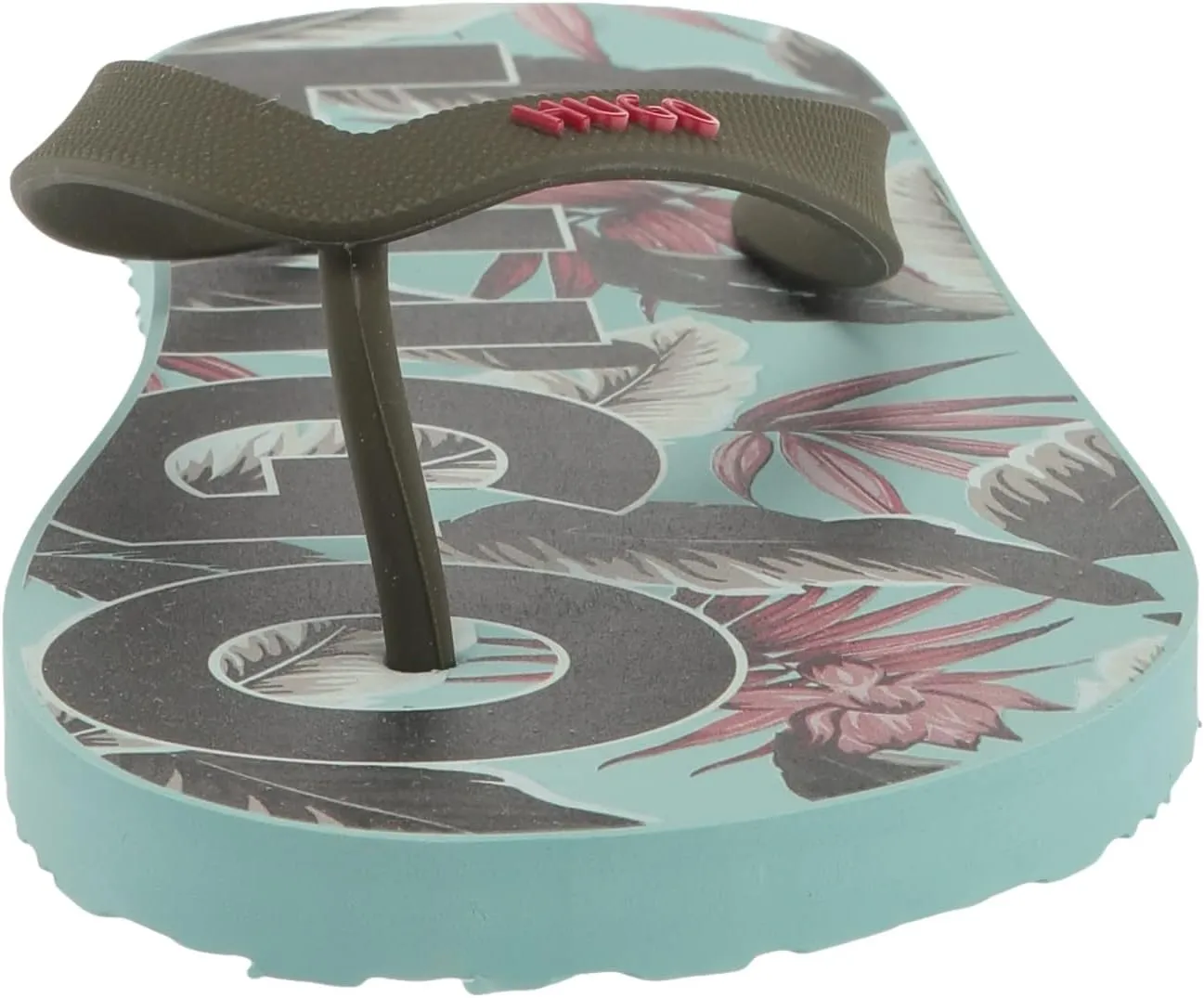 HUGO Men's Bold Logo Flip Flops