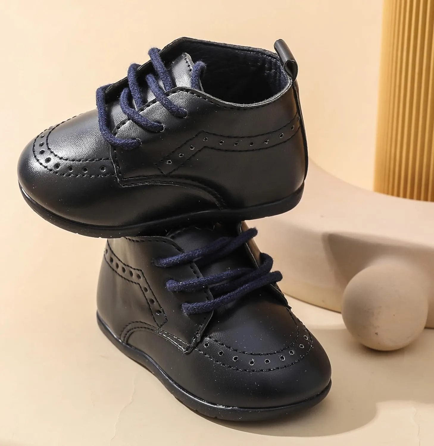 Infant Baby Boys Girls Leather Loafers Comfort Oxford Dress Wedding Shoes First Walker Outdoor Shoes Crib Shoes